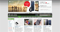 Desktop Screenshot of mobilarena.hu